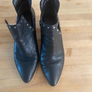 Rebecca Minkoff leather booties with studs size 8.5